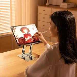MG Laptop Stand V2 stojan na notebook + stojan na mobil, strieborný (WRS-CPY84SS)