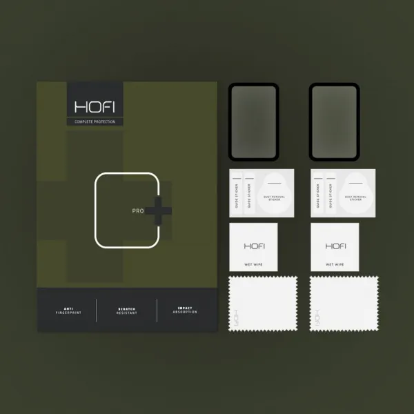 HOFI Hybrid 2x ochranné sklo na Samsung Galaxy Fit 3, čierne