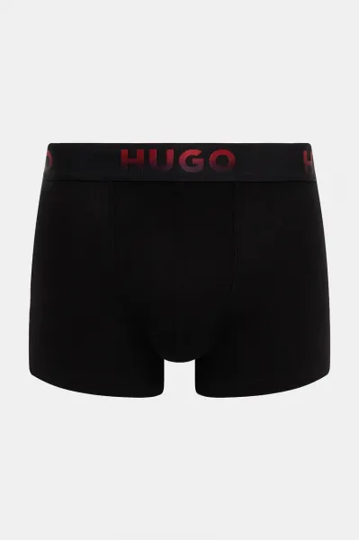 3PACK pánske boxerky HUGO čierné (50549172 001) M, trenky