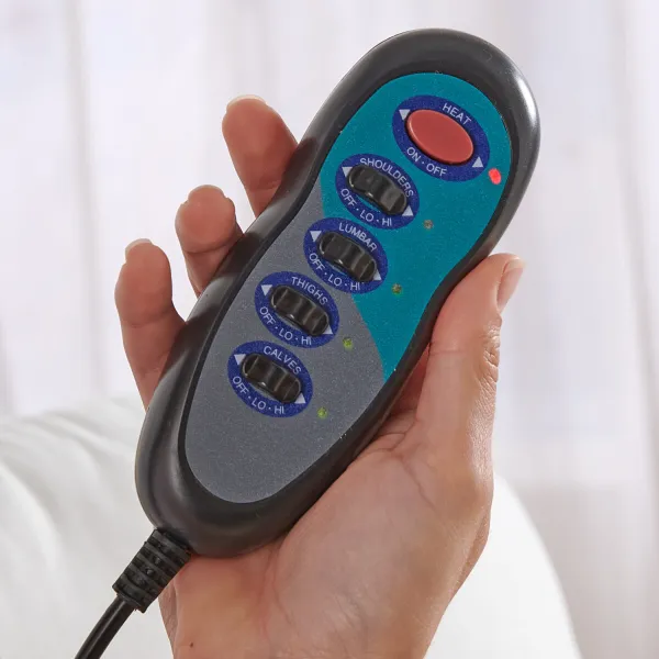Elektrická masážna podložka s funkciou zahrievania