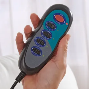 Elektrická masážna podložka s funkciou zahrievania