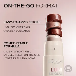 L’Oréal Paris Lumi Stick Glass krémový rozjasňovač v tyčinke odtieň 610 Pearl Eclat 5 g