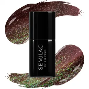 Semilac UV Hybrid Galaxy Flash gélový lak na nechty s použitím UV/LED lampy odtieň 824 Digital Red 7 ml
