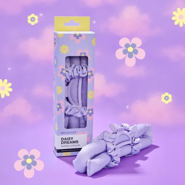 BrushArt Hair Heatless hair curling set sada na natáčanie vlasov Daisy Dreams