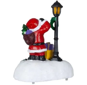 PM Euro-Trading LED Vánoční figurka Santa, dárky
