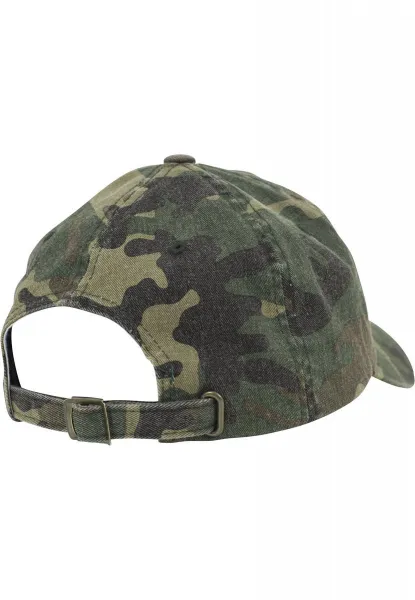 Low Profile Camouflage Camo Washed Cap