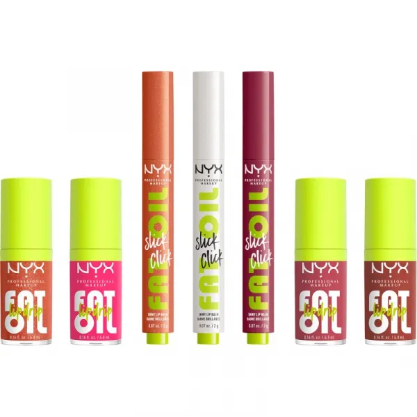NYX Professional Makeup Gingerbaddie Land Fat Oil sada na pery