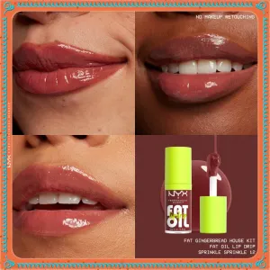 NYX Professional Makeup Gingerbaddie Land Fat Oil sada na pery