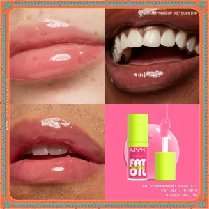 NYX Professional Makeup Gingerbaddie Land Fat Oil sada na pery