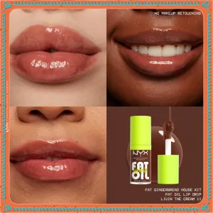 NYX Professional Makeup Gingerbaddie Land Fat Oil sada na pery
