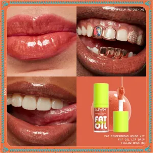 NYX Professional Makeup Gingerbaddie Land Fat Oil sada na pery