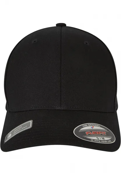 Wooly Combed Waterrepellent Cap Black
