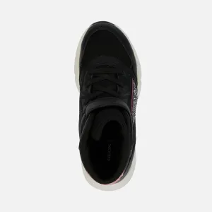 Black Girls Geox Loftus Sneakers - Girls
