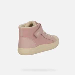 Pink Girls' Geox Gisli Sneakers - Girls