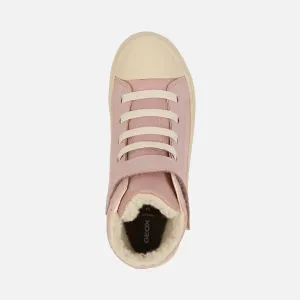 Pink Girls' Geox Gisli Sneakers - Girls