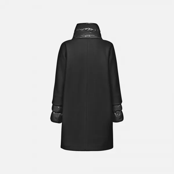 Black Women's Coat Geox Diamanta - Women's