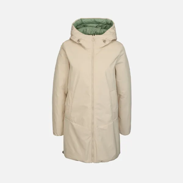 Green Women's Quilted Jacket Geox Spherica - Women's