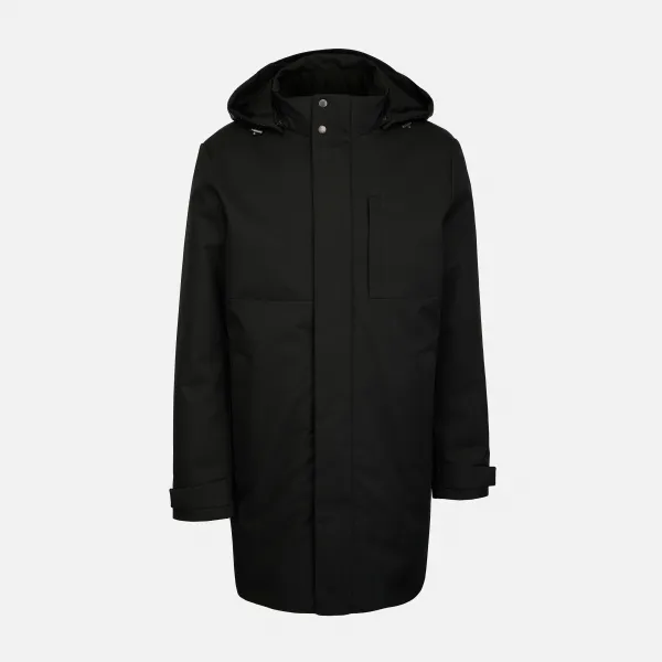 Pánska čierna parka Geox Aerantis