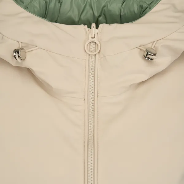 Green Women's Quilted Jacket Geox Spherica - Women's