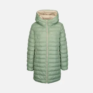 Green Women's Quilted Jacket Geox Spherica - Women's
