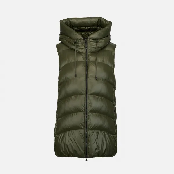 Khaki dámska vesta Geox Bleyze