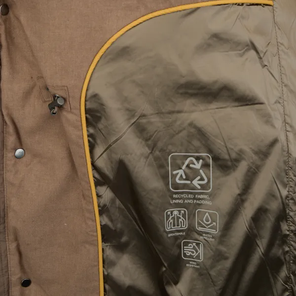Brown Men's Down Jacket Geox Leitan - Men's