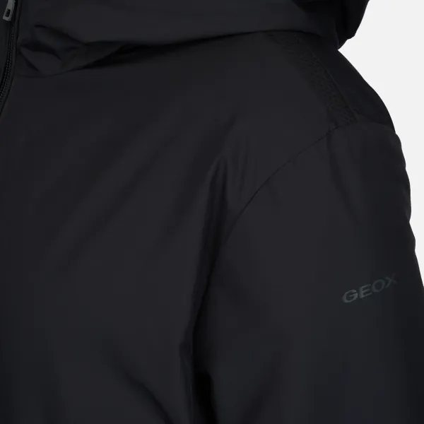 Men's Black Jacket Geox Jharrod - Mens