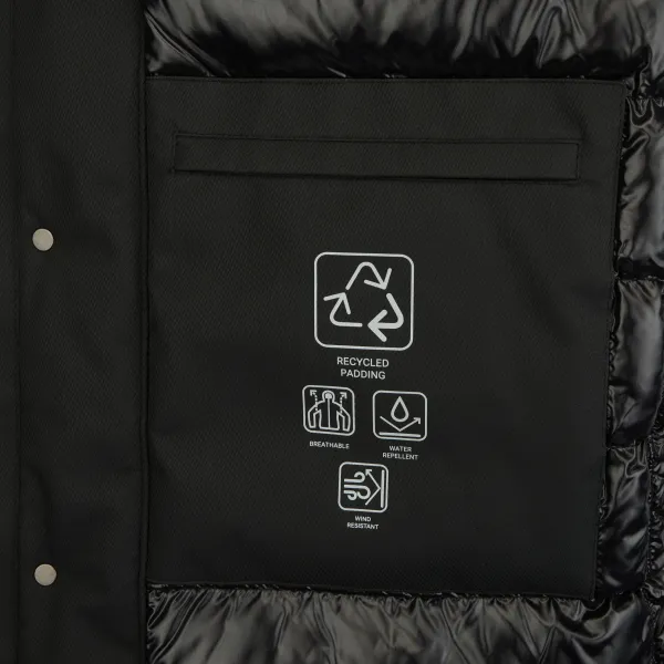 Pánska čierna parka Geox Aerantis
