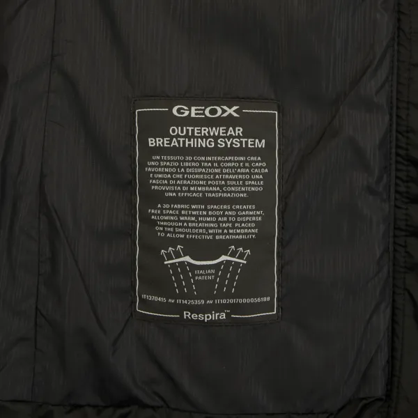 Black Women's Quilted Jacket Geox Zosma - Women's