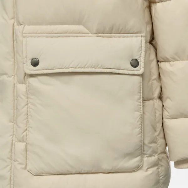 Beige Men's Quilted Jacket Geox Elver - Mens