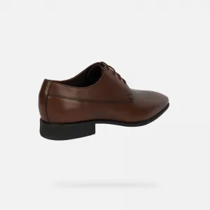 Pánske hnedé formálne topánky Geox Omo High Life