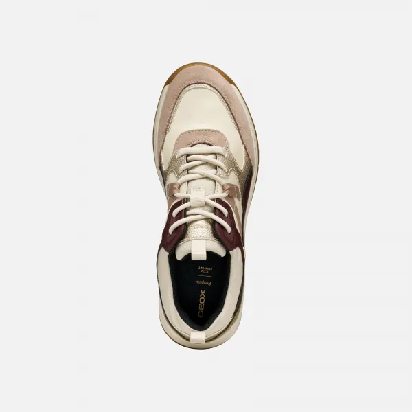 Cream Women's Geox Sneakers Berinike B ABX - Women's