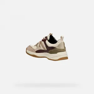Cream Women's Geox Sneakers Berinike B ABX - Women's