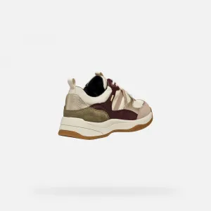 Cream Women's Geox Sneakers Berinike B ABX - Women's