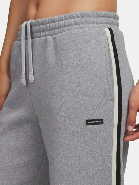 Under Armour Icon HWT Flc Puddle Pant-GRY Women's Sports Trousers - Ladies