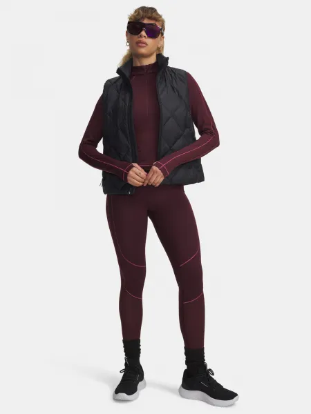 Under Armour UA ColdGear Textured 1/2 Zip-RED Women's T-Shirt - Women's