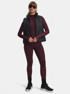 Under Armour UA ColdGear Textured 1/2 Zip-RED Women's T-Shirt - Women's