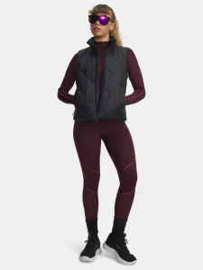 Under Armour UA ColdGear Textured Leggings-RED - Women's