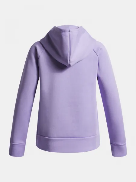 Under Armour UA Rival Flc Shimmer Girls' Sweatshirt Hdy-PPL - Girls