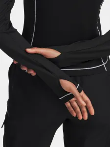 Under Armour UA ColdGear Textured 1/2 Zip-BLK Women's T-Shirt - Women's