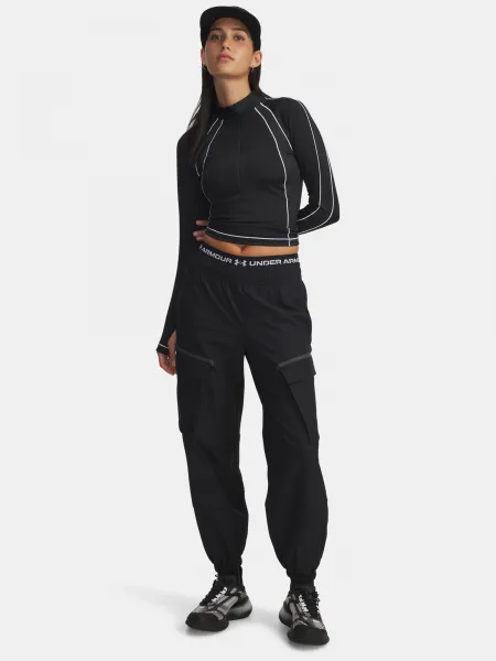 Under Armour UA ColdGear Textured 1/2 Zip-BLK Women's T-Shirt - Women's