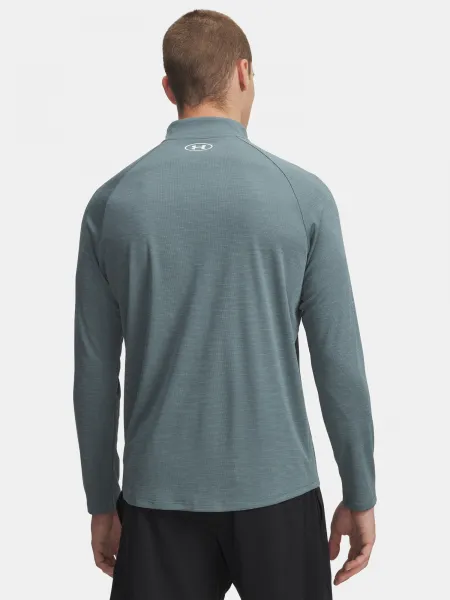Men's Under Armour UA Tech Textured 1/2 Zip-BLU T-Shirt - Men's