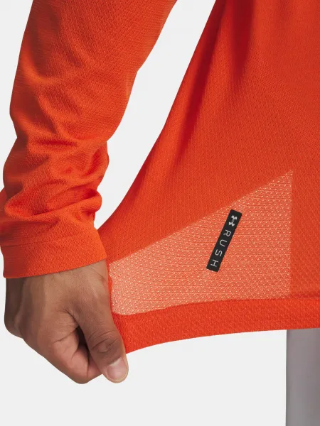 Men's Under Armour Vanish Elite Seamless 1/4 Zp-ORG T-Shirt - Men's