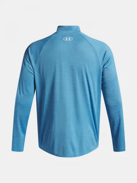 Men's Under Armour UA Tech Textured 1/2 Zip-BLU T-Shirt - Men's