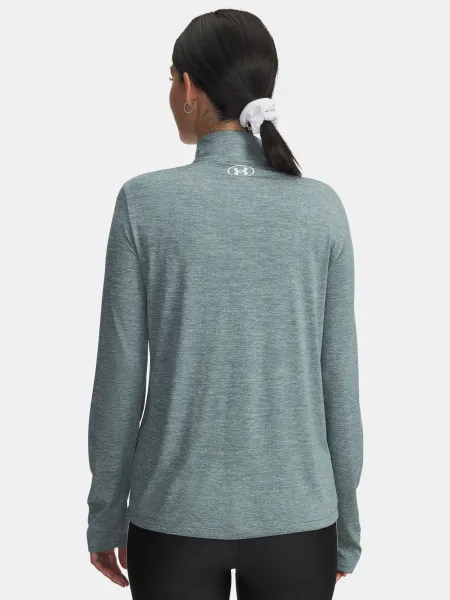 Under Armour Tech 1/2 Zip T-Shirt - Twist-BLU - Women's