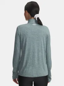 Under Armour Tech 1/2 Zip T-Shirt - Twist-BLU - Women's