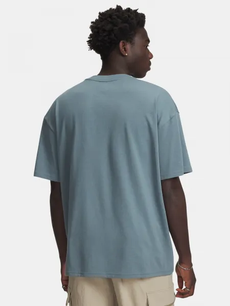 Men's Under Armour UA M HW OS Branded SS-BLU T-Shirt - Mens