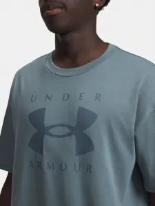 Men's Under Armour UA M HW OS Branded SS-BLU T-Shirt - Mens