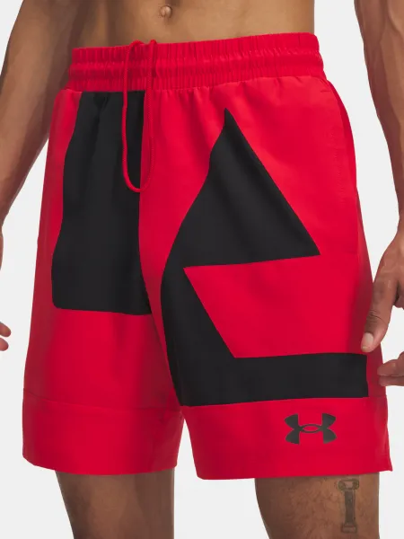 Pánske šortky Under Armour UA M Zone 7in Wvn Short Grphc-RED