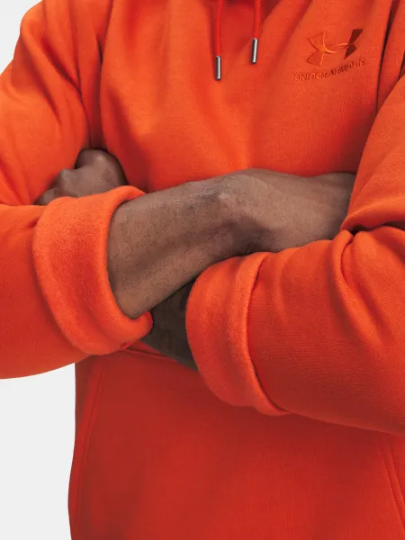 Men's Under Armour UA Icon Fleece Hoodie-ORG - Men's